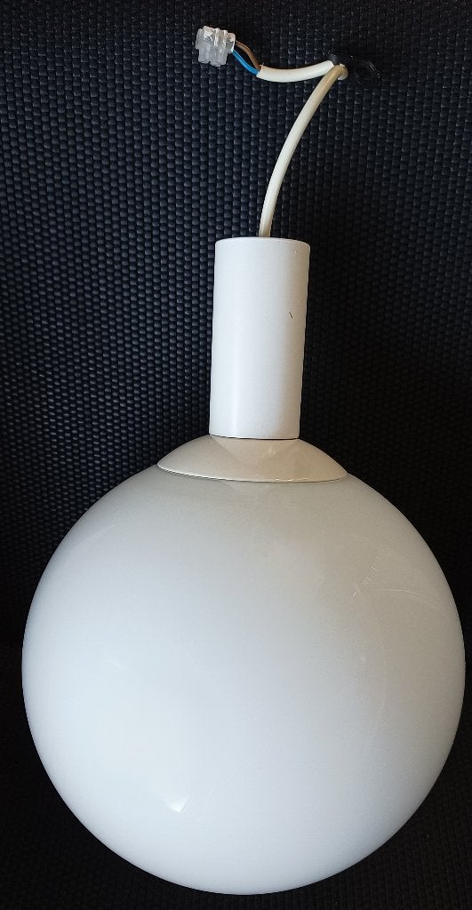 Hollandse hanglamp - een  icoon uit de jaren 60 - Space Age, Huis en Inrichting, Gebruikt, Glas, Dutch vintage  design  - Space Age  - bol lamp