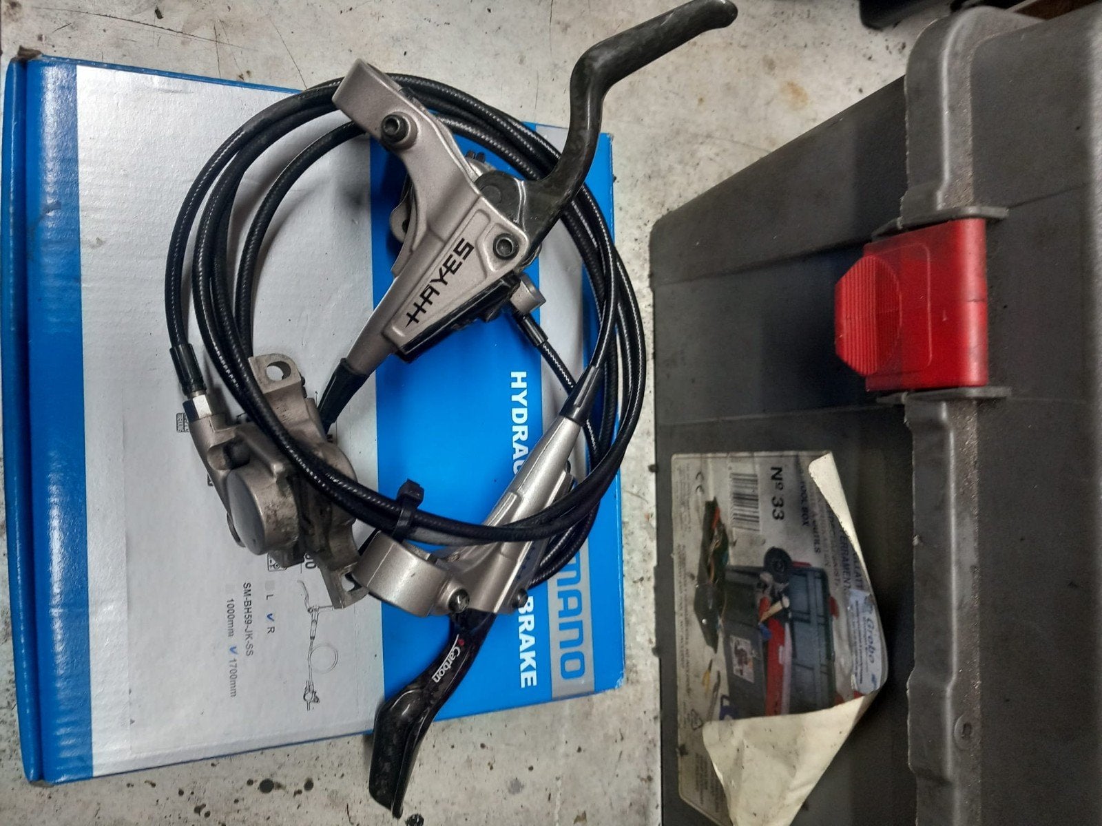 Hayes schijfrem set., Ophalen, Remmen, Gebruikt, Hayes schijfrem set