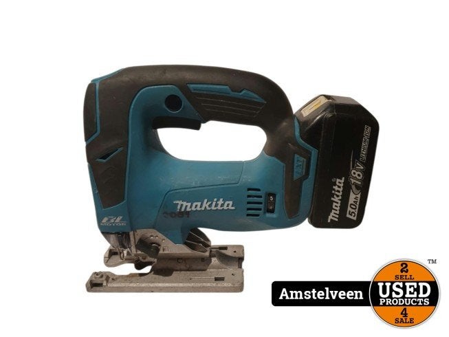 Makita DJV182Z INCL 5.0AH 18V Accu - Nette Staat, Makita, Gebruikt, Support@makita.com, Makita Corporation, 3-11-8, Sumiyoshi-cho, 
Anjo, Aichi 446-8502
Japan