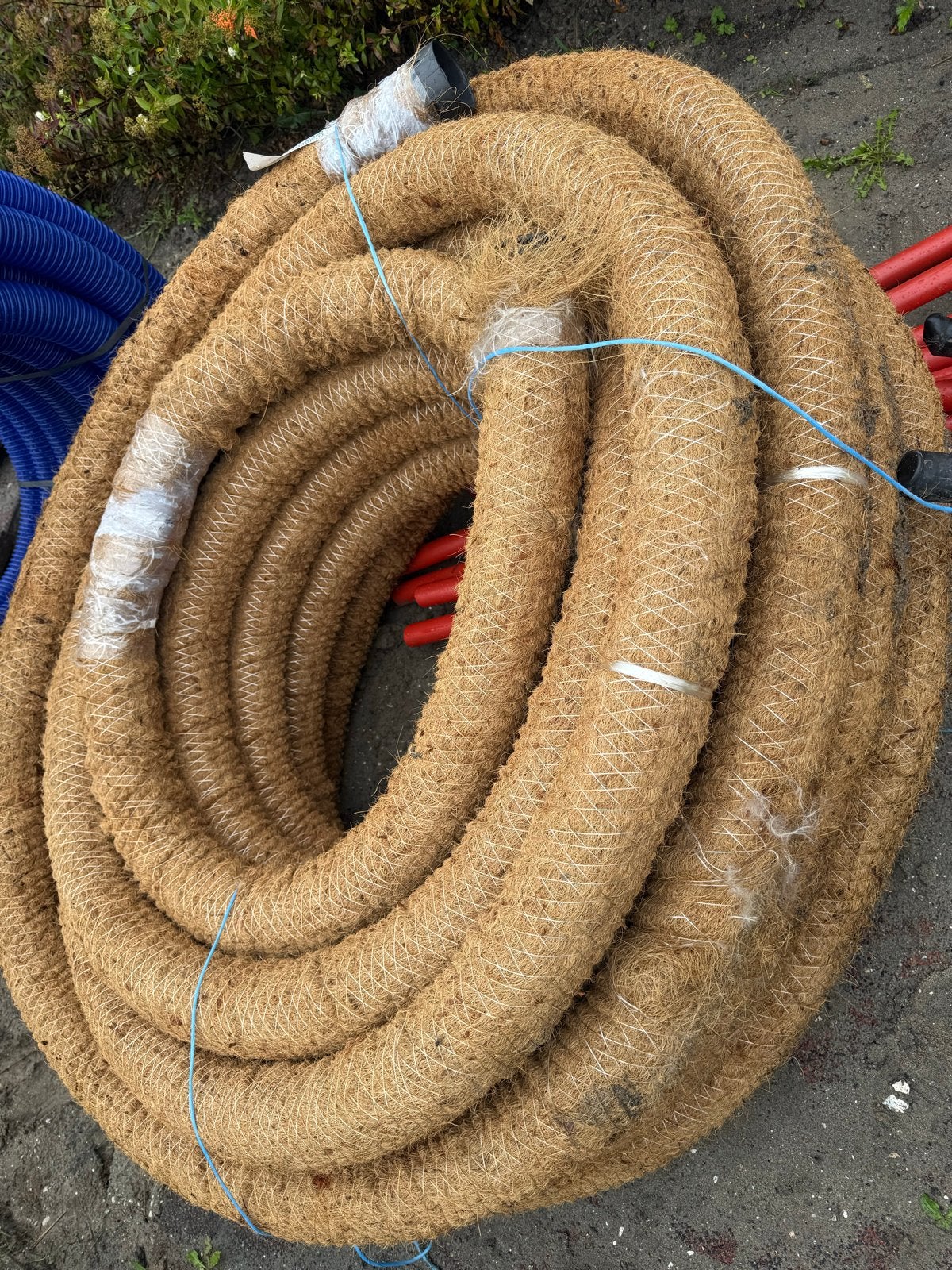 Drainagebuis kokosrol Ø 80 mm 50 meter, Ophalen, Nieuw