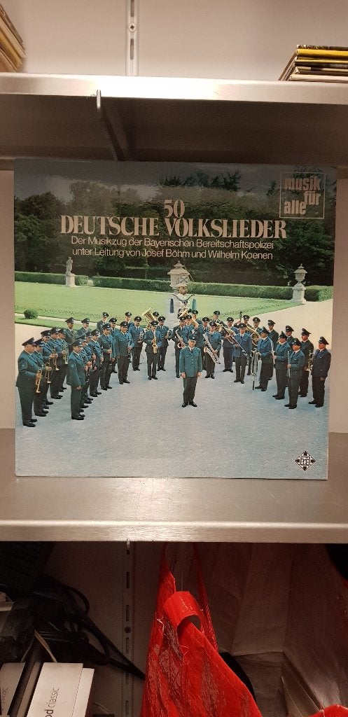 50 Deutsche Volkslieder -Bayerische Bereitschaftspolizei 66, Cd's en Dvd's, LP, Ophalen of Verzenden, Zo goed als nieuw, 12 inch