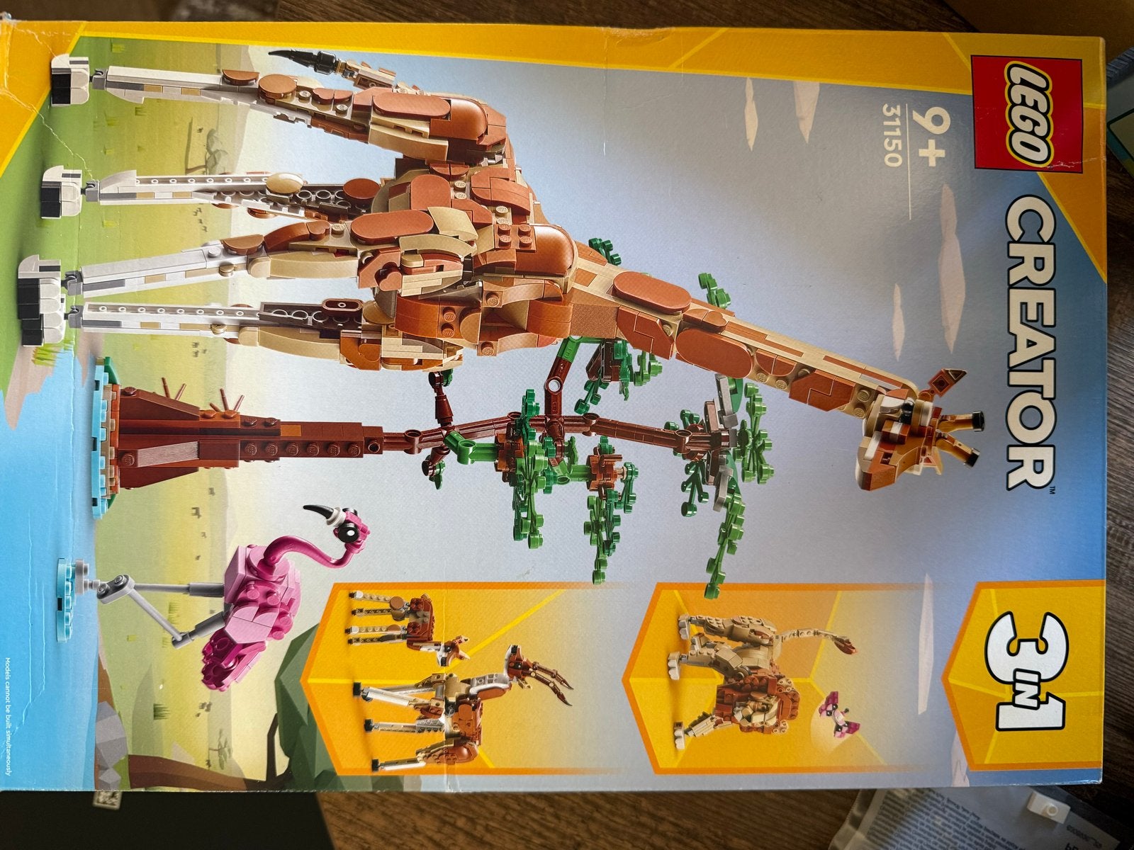 LEGO Creator 31150 Safari Wilde Dieren 3-in-1 Set, Verzenden, Nieuw, Overige merken