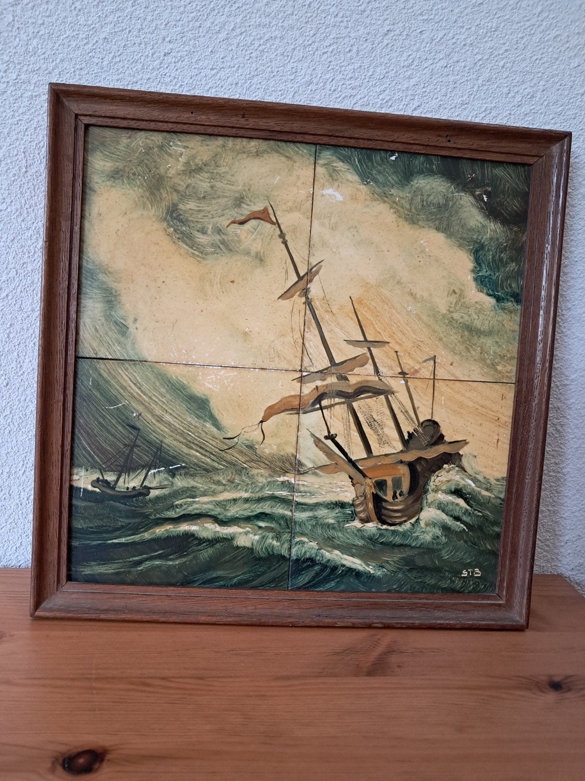 Tegelschilderij., Ophalen of Verzenden