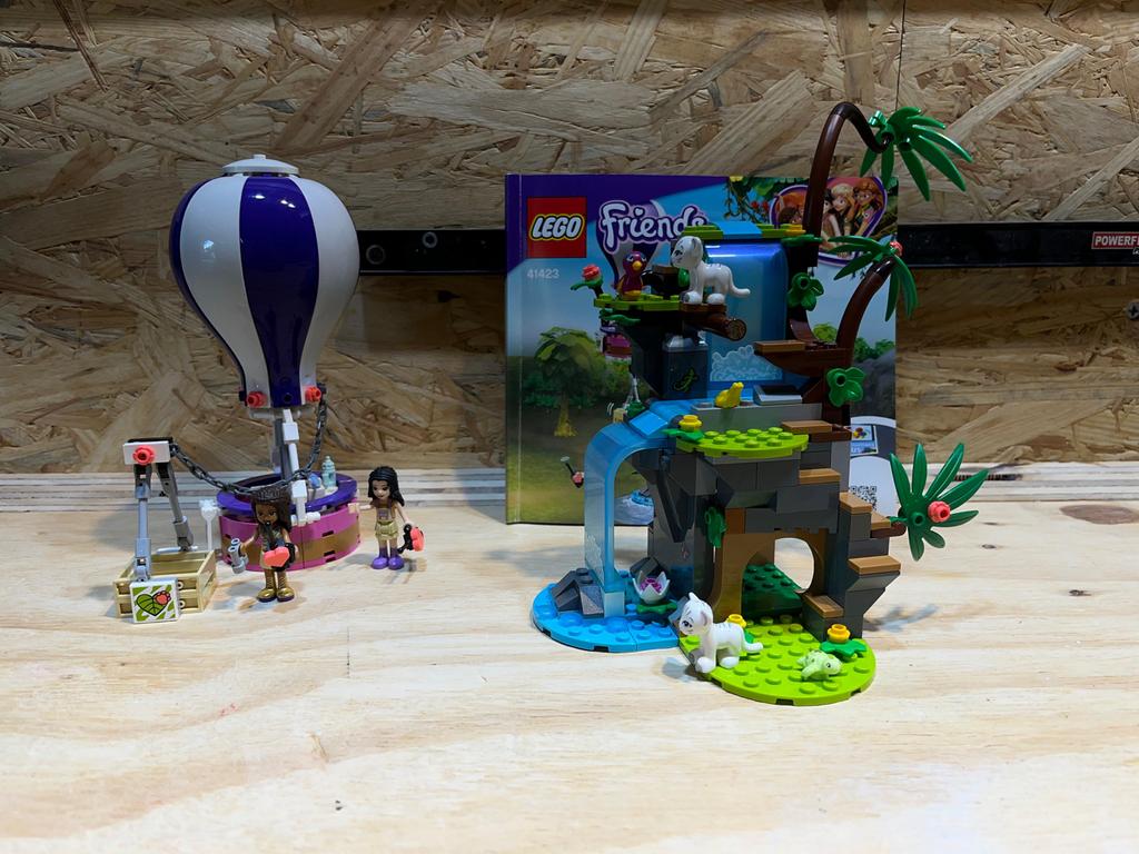 LEGO Friends 41423 Tijger Reddingsballon Avontuur, Lego, Friends, Ophalen of Verzenden, Zo goed als nieuw