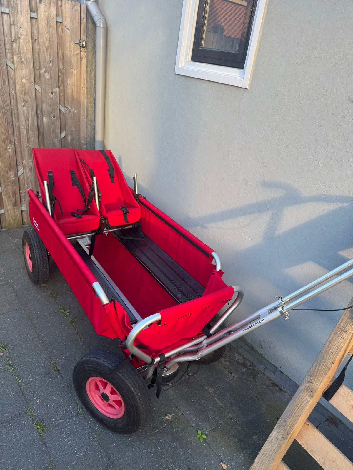 Rambler Explorer Bolderwagen met Duo-babyzitje, Caravans en Kamperen, Ophalen, Gebruikt
