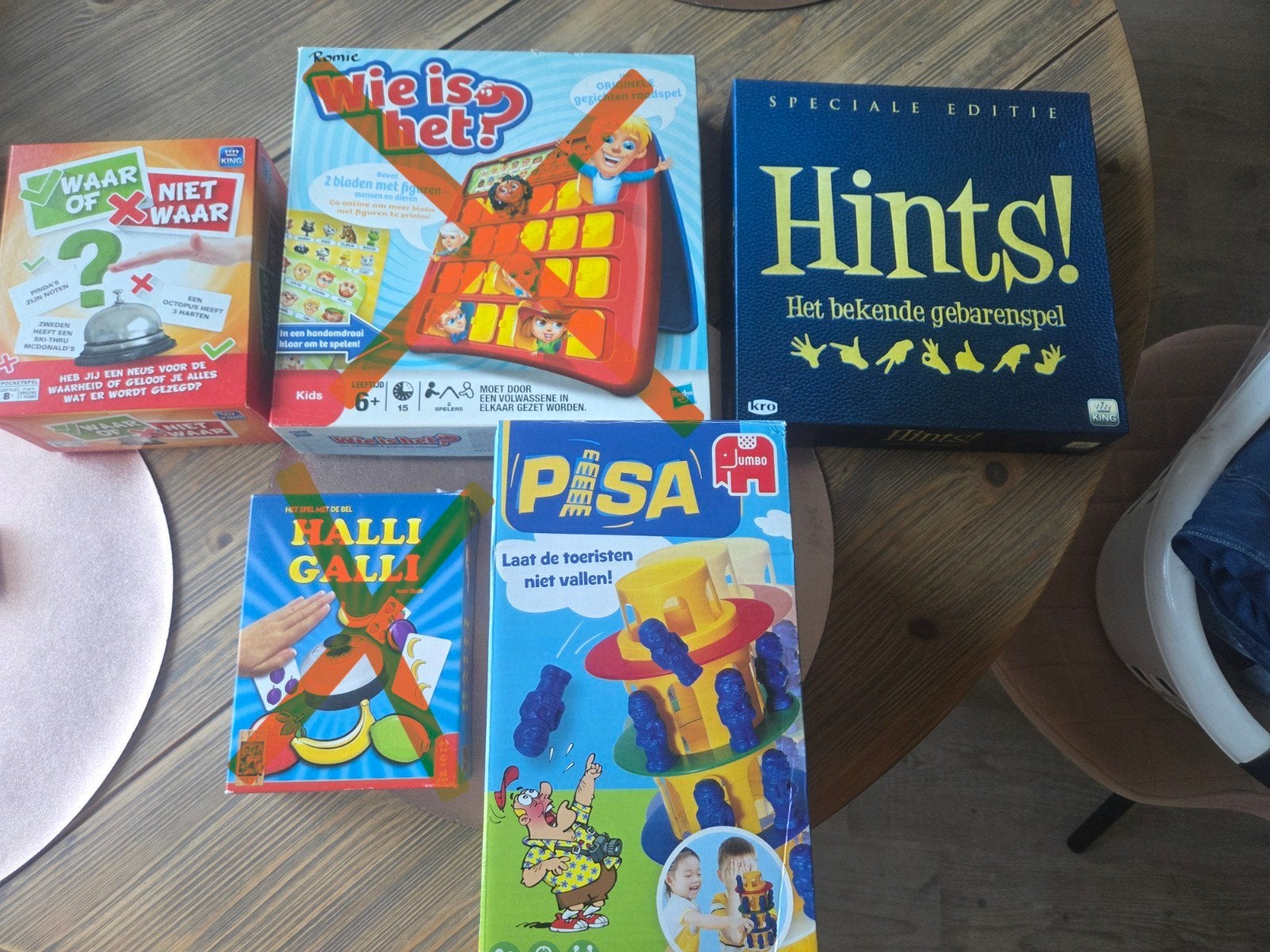 spelletjes teab, Ophalen, Zo goed als nieuw