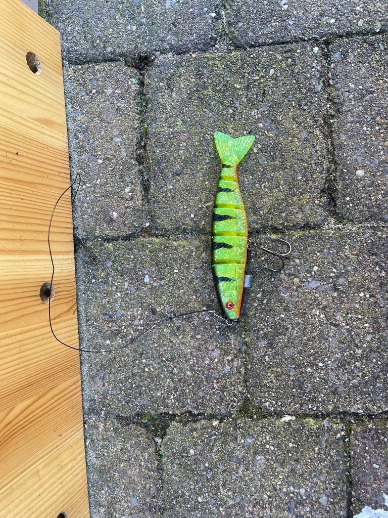 Shad met haak en onderlijn, Ophalen of Verzenden, Gebruikt, Kunstaas