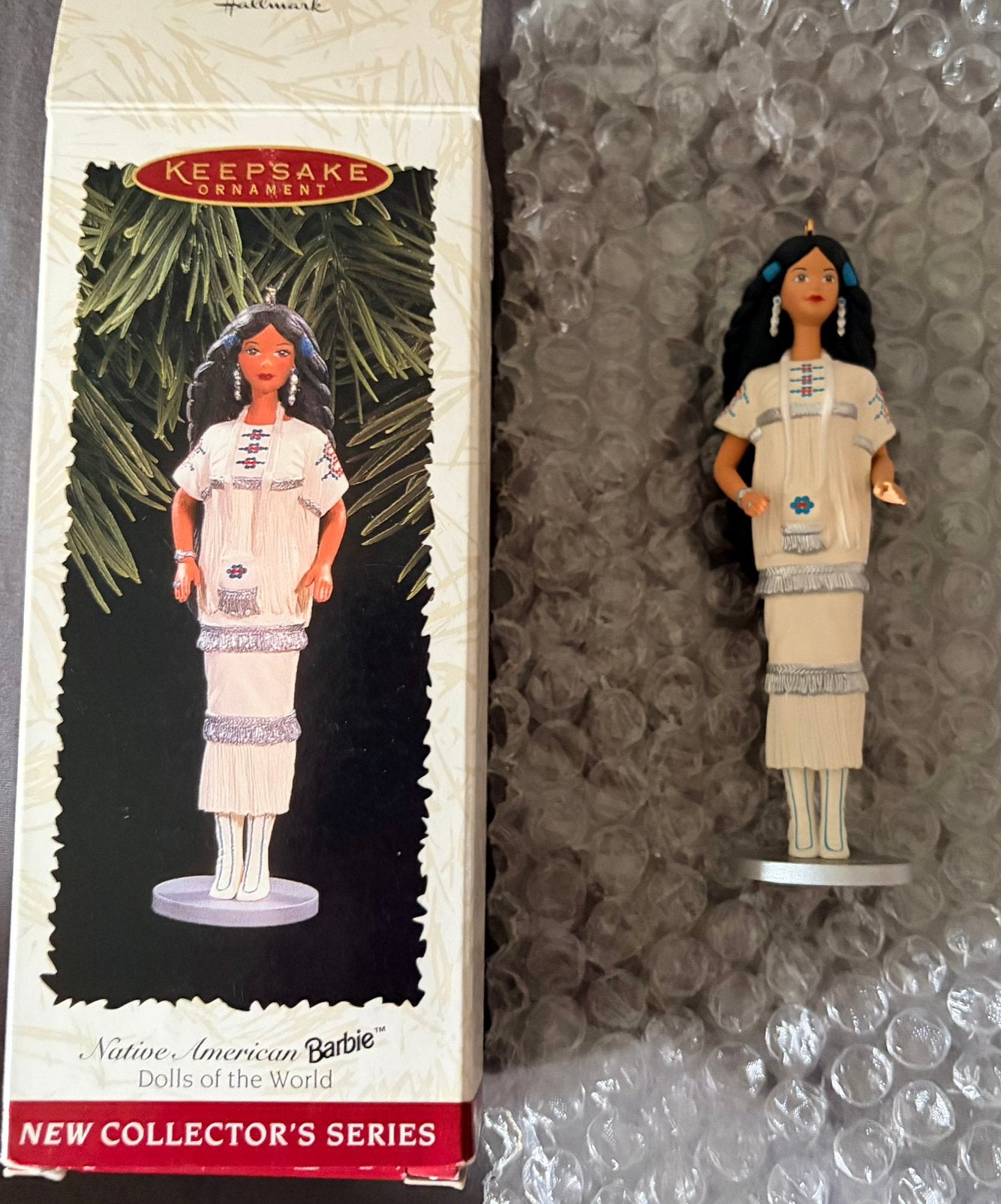Keepsake native american barbie, Verzamelen, Ophalen of Verzenden, Zo goed als nieuw, Pop