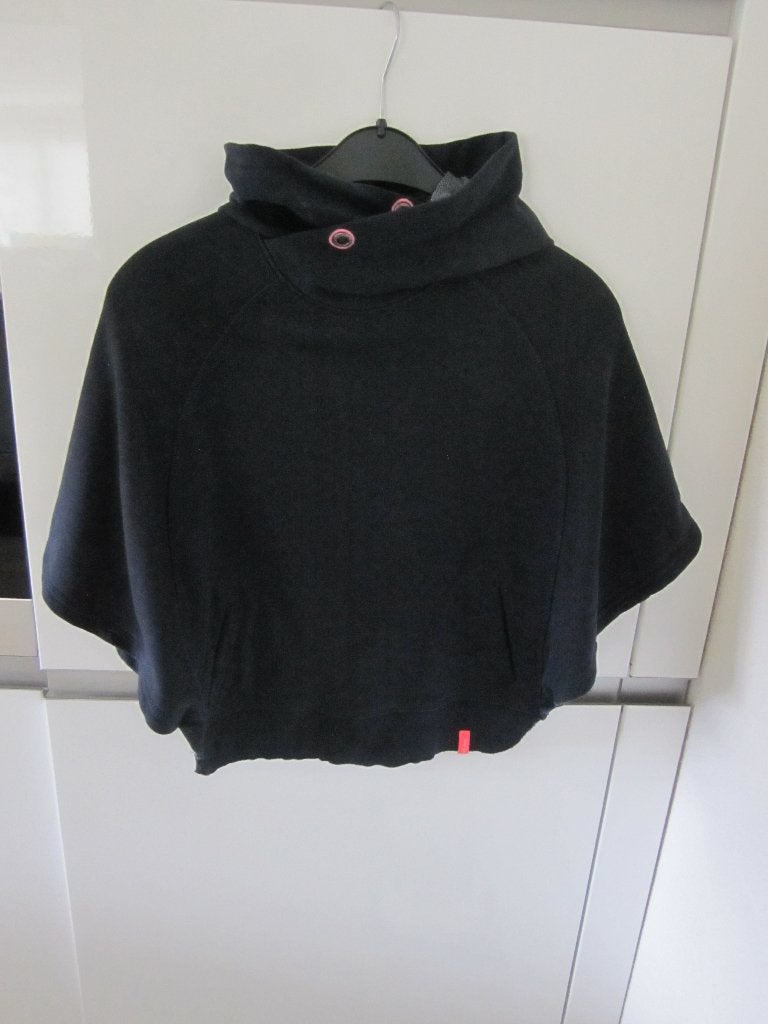 LCKR blauwe poncho maat 146/152., Kinderen en Baby's, Ophalen of Verzenden, Zo goed als nieuw, Meisje, Jas