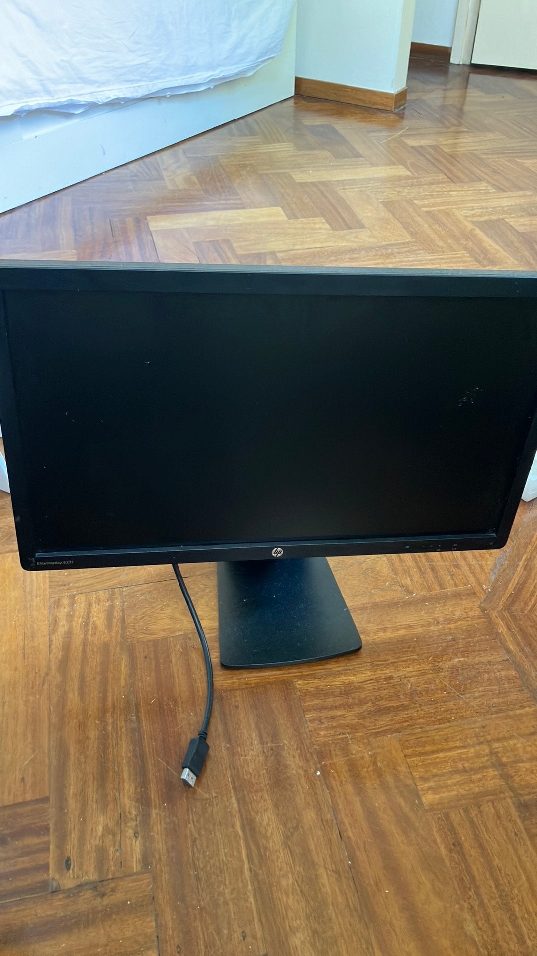 HP scherm, Computers en Software, Ophalen, Gebruikt, 60 Hz of minder