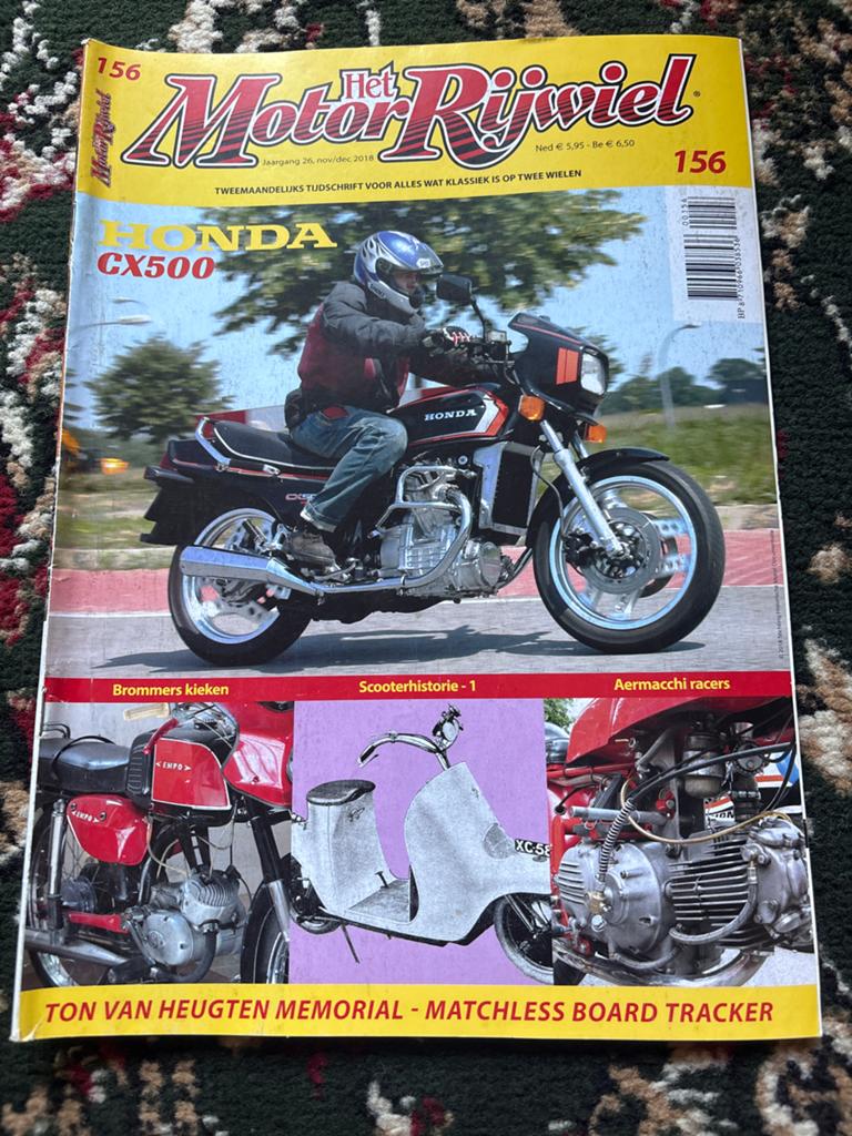 Het Motorrijwiel Magazine - Honda CX500 - Scooterhistorie, Boeken, Ophalen of Verzenden, Gelezen, Algemeen