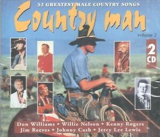 Country Man Male country songs-Div.Artist (top 2000) 2CD Nw., Ophalen of Verzenden, Zo goed als nieuw, Verzamelalbum