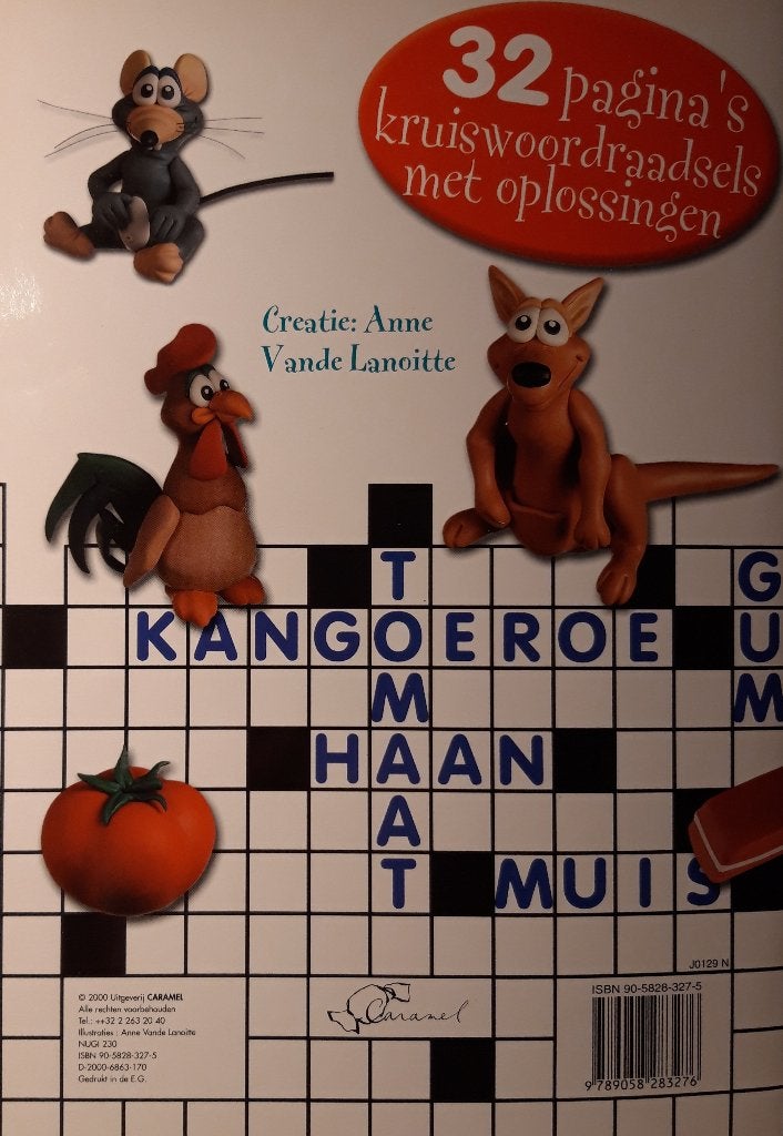 Mijn eerste kruiswoordraadsels met Ben en Babette ZGAN, Ophalen of Verzenden, Minder dan 500 stukjes, Zo goed als nieuw, Puzzelboek