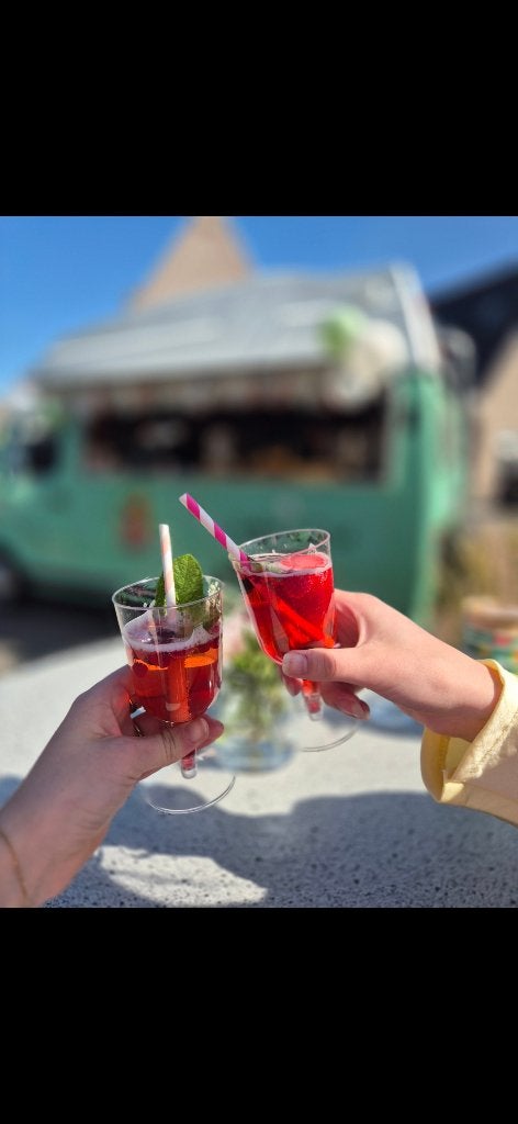 Herbruikbare plastic glazen - ideaal voor feestjes, Ophalen of Verzenden, Zo goed als nieuw, Overige typen