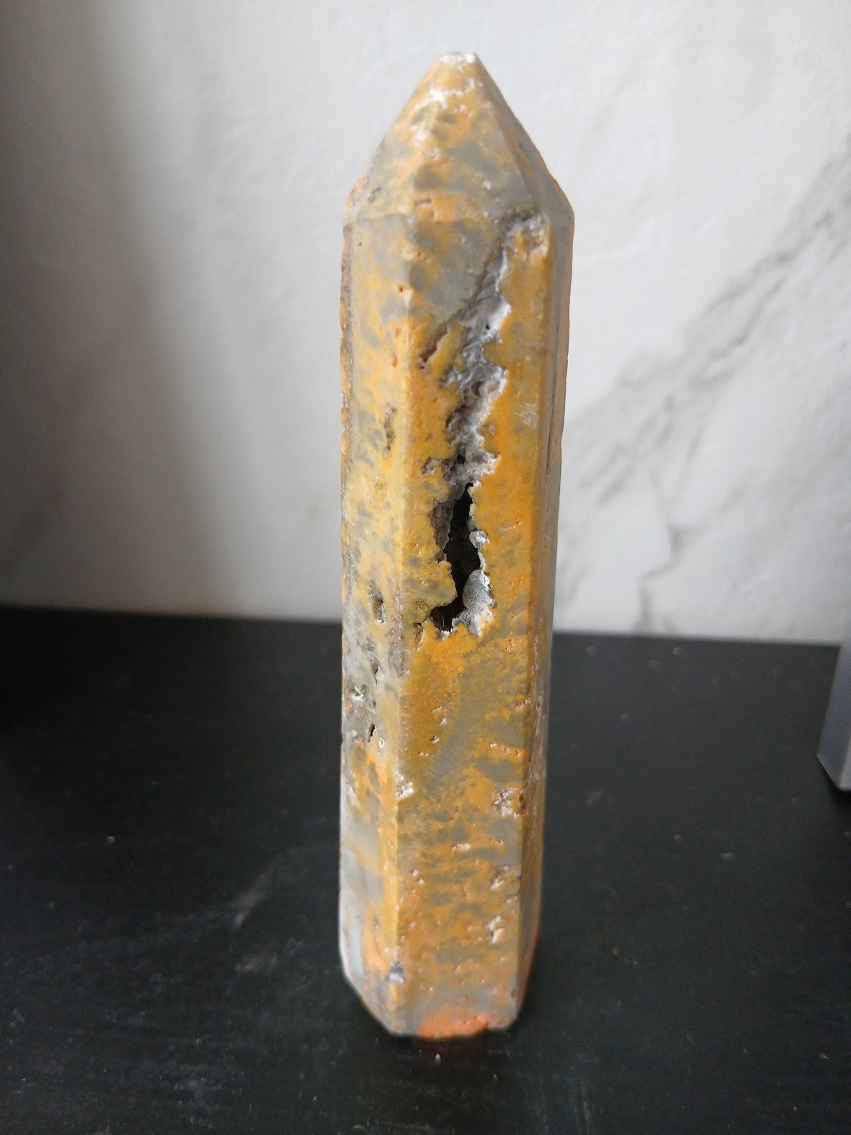 Gepolijste Mineraal Obelisk - Decoratief Stuk, Ophalen of Verzenden, Mineraal