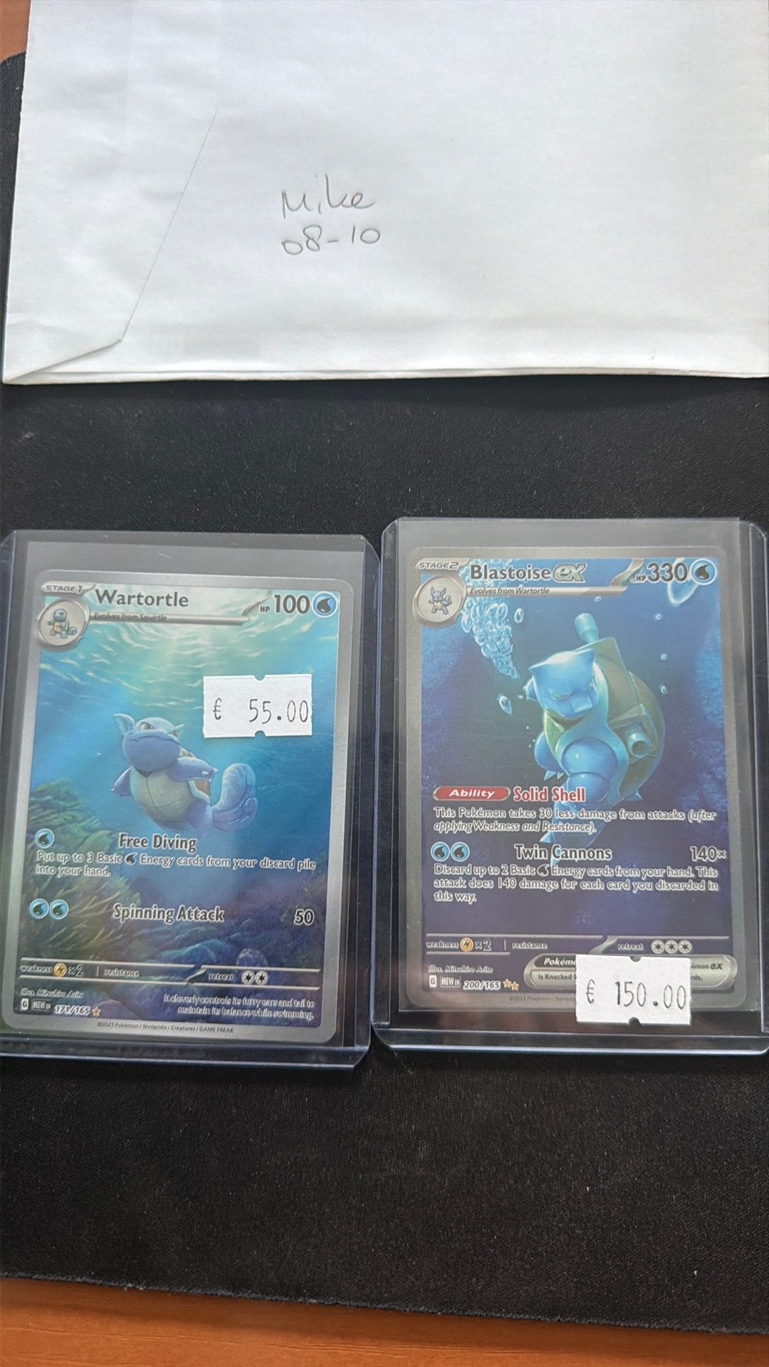151 blastoise en wartortle, Ophalen of Verzenden, Zo goed als nieuw