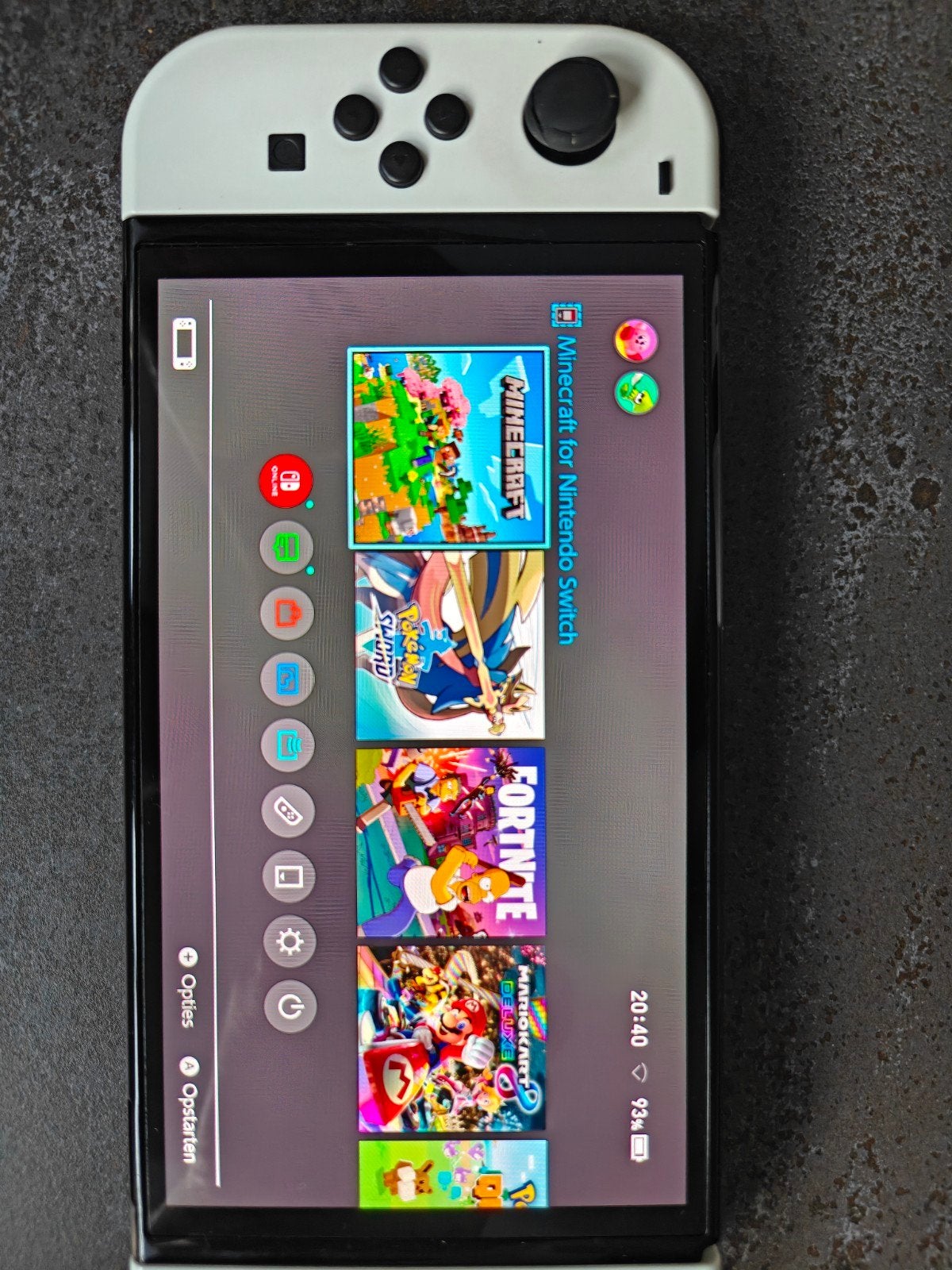 Nintendo Switch OLED - 2023, Ophalen of Verzenden, Zo goed als nieuw, Met 1 controller, Switch OLED