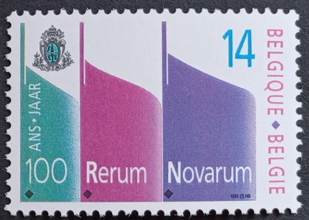 België 1991 - OBP 2408 - Rerum Novarum, Verzenden, Frankeerzegel, Postfris, Postfris