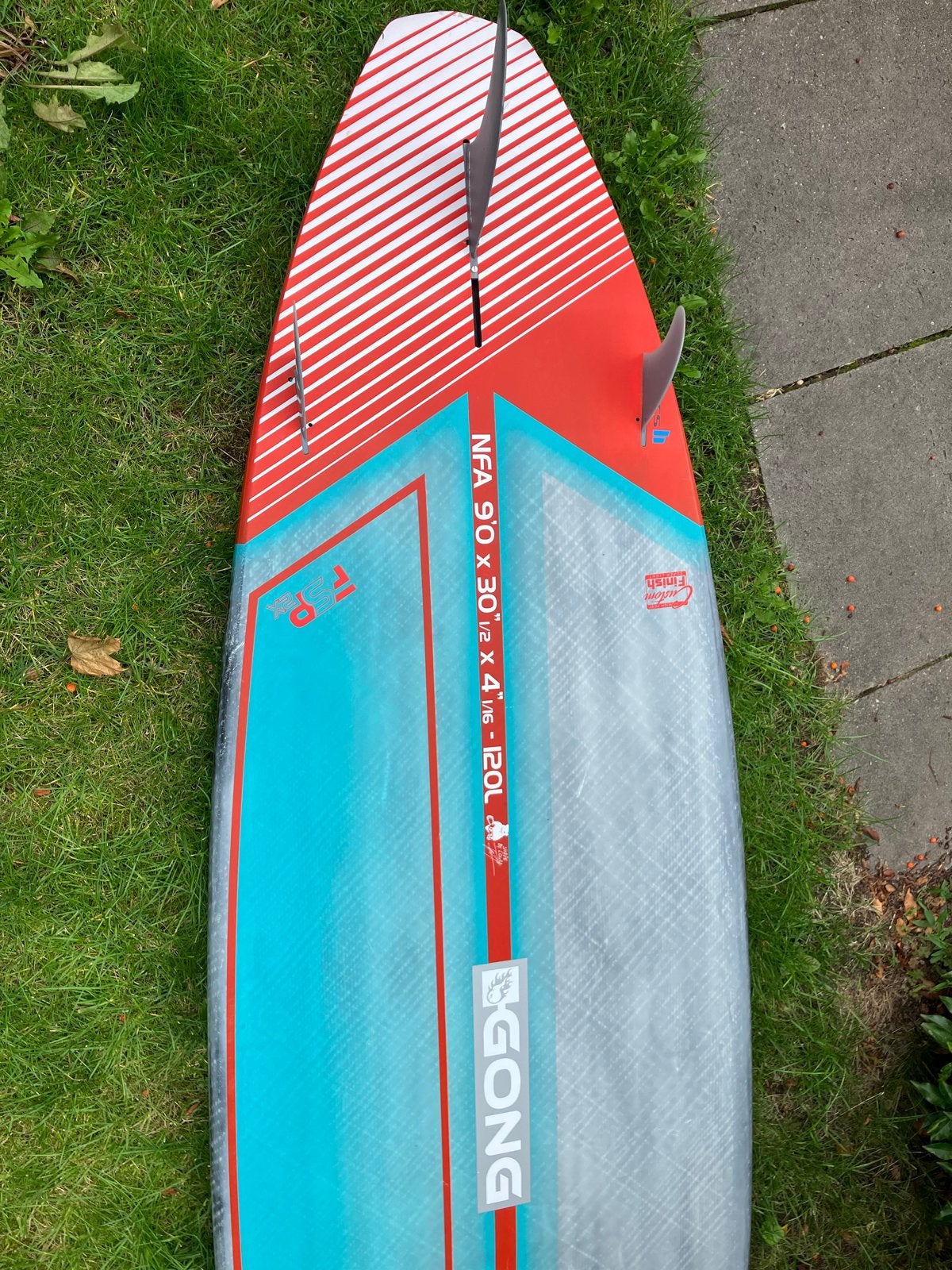 Gong NFA 9'5 x 30' 1/2 sup, Ophalen, Gebruikt, Longboard, Met vinnen