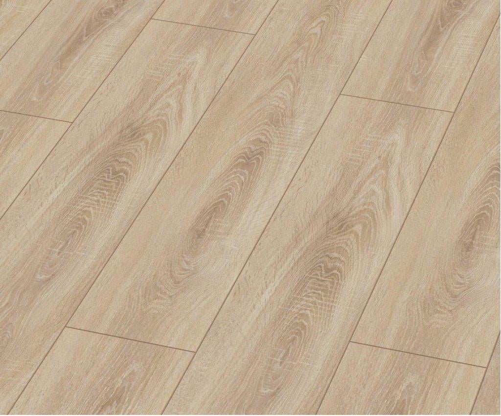 75m2 laminaat 24 cm te koop whitewash houtlook 8 mm!, 75 m² of meer, Whitewash laminaat, Nieuw, Crème