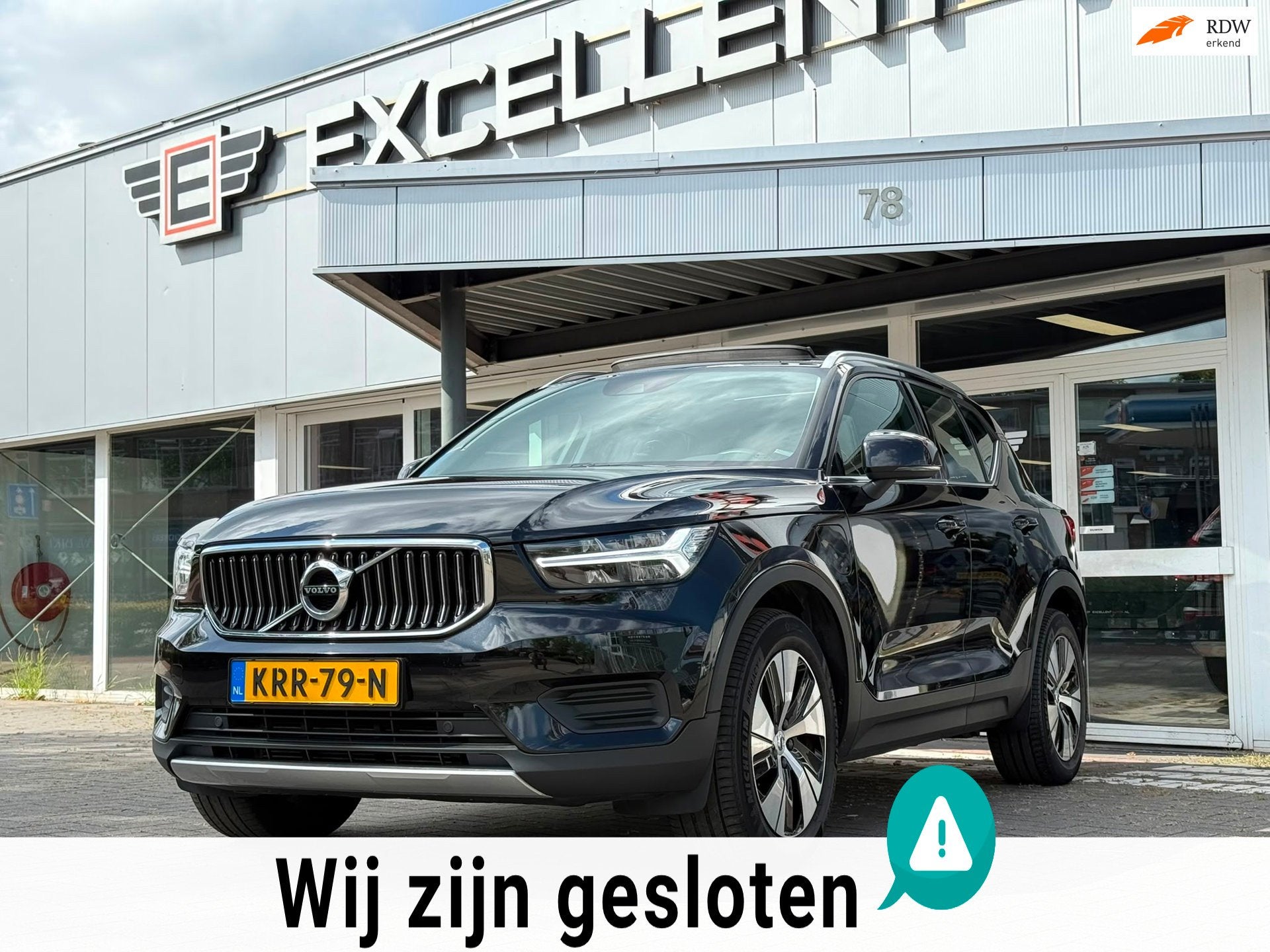 Volvo XC40 1.5 T4 Recharge Inscription Expression | Panorama, Auto's, Volvo, Stof, Gebruikt, Zwart, 48 km/l