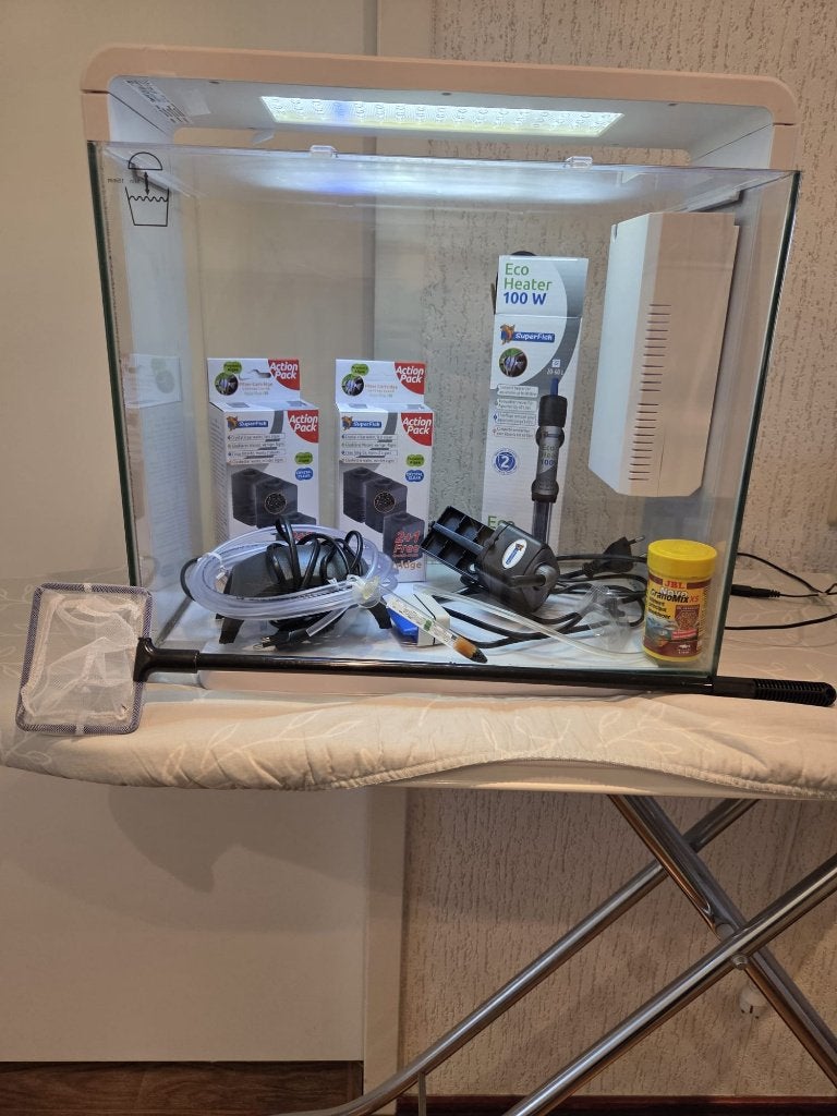 Aquarium SuperFish Home 40 in orginele doos., Gebruikt, Leeg aquarium, Superfish, Ophalen