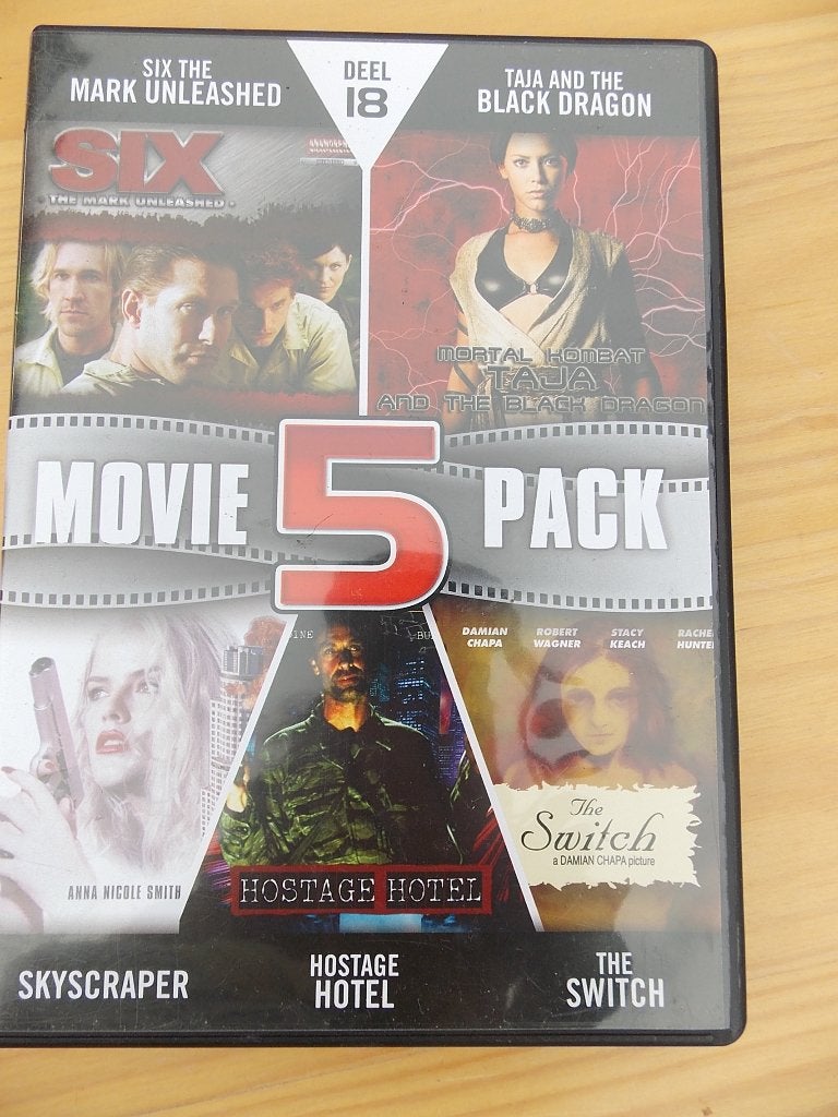 Movie 5 pack deel 18 - dvd, Vanaf 16 jaar, Ophalen of Verzenden, Zo goed als nieuw