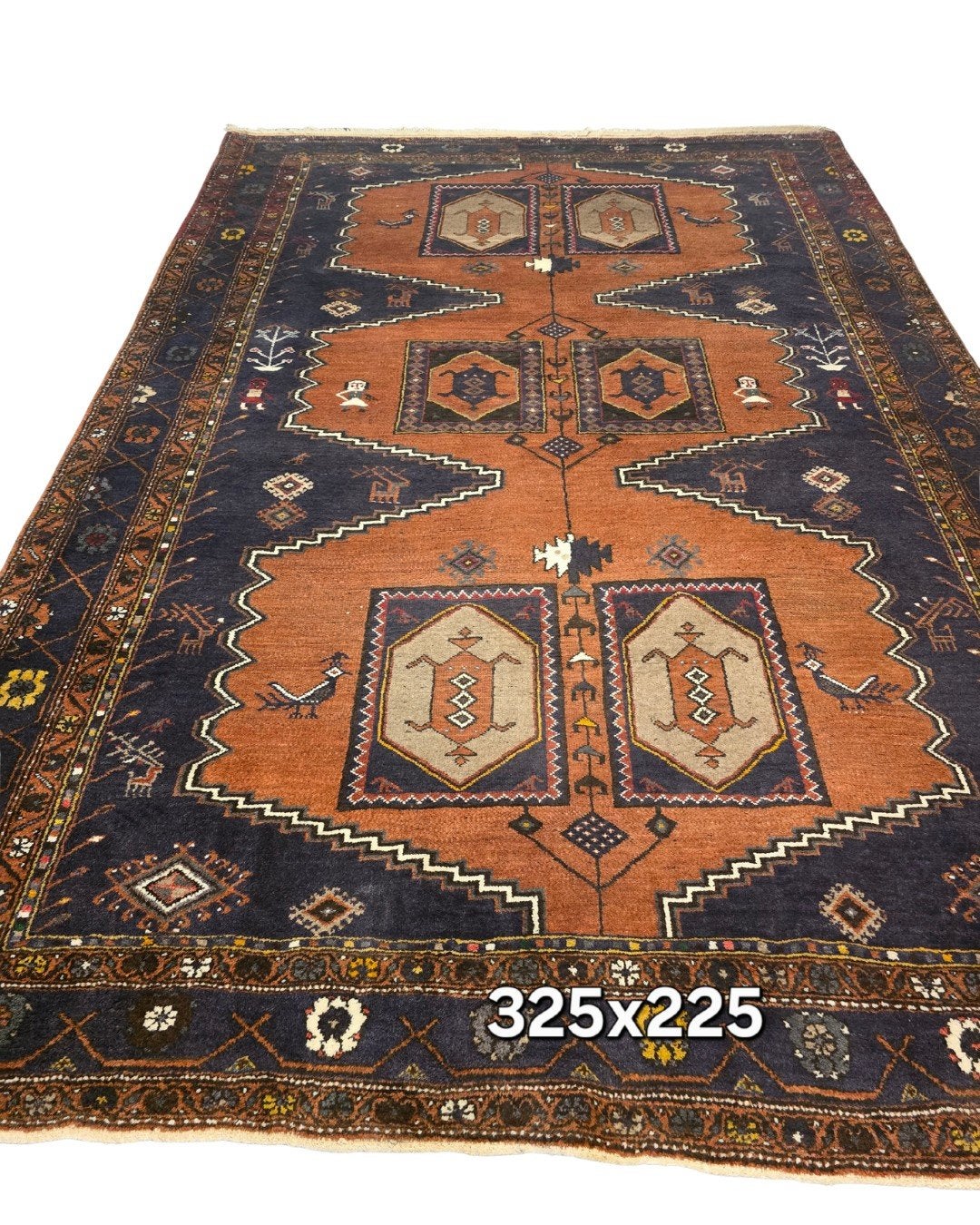 Groot Perzisch tapijt Balluche 325x225 wollen vloerkleed, Huis en Inrichting, Stoffering | Tapijten en Kleden, 1185VB, De handelmaatschappij