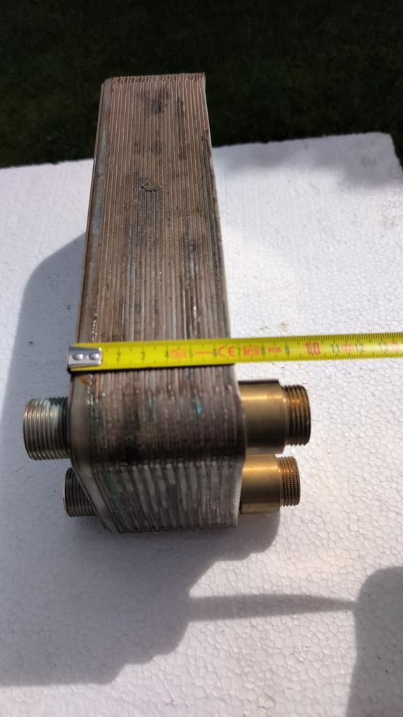 RVS Warmtewisselaar - Gebruikt maar functioneel, Gebruikt, Minder dan 30 cm, Overige typen, Minder dan 60 cm