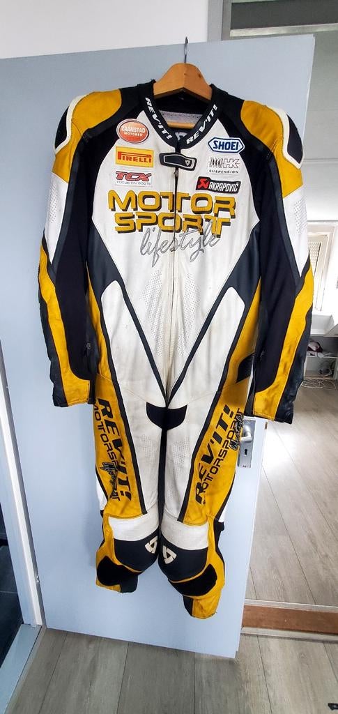 Rev'it Professionele Lederen Raceoverall Maat 52, Motoren, Kleding | Motorkleding, Heren, Ophalen of Verzenden, Overall, Rev'it