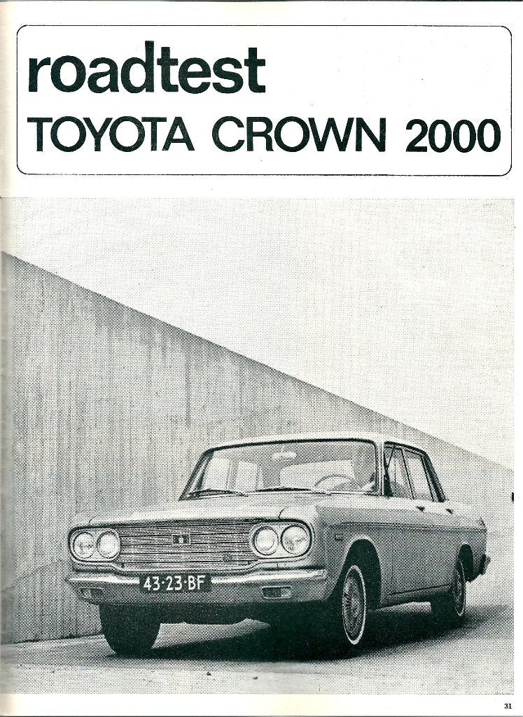 Autovisie test Toyota Crown 1966, Ophalen of Verzenden, Gelezen, Toyota