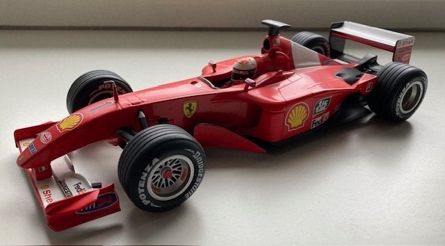Ferrrari F2001 - Schumacher - 2001, Ophalen, Zo goed als nieuw, Auto, Hot Wheels