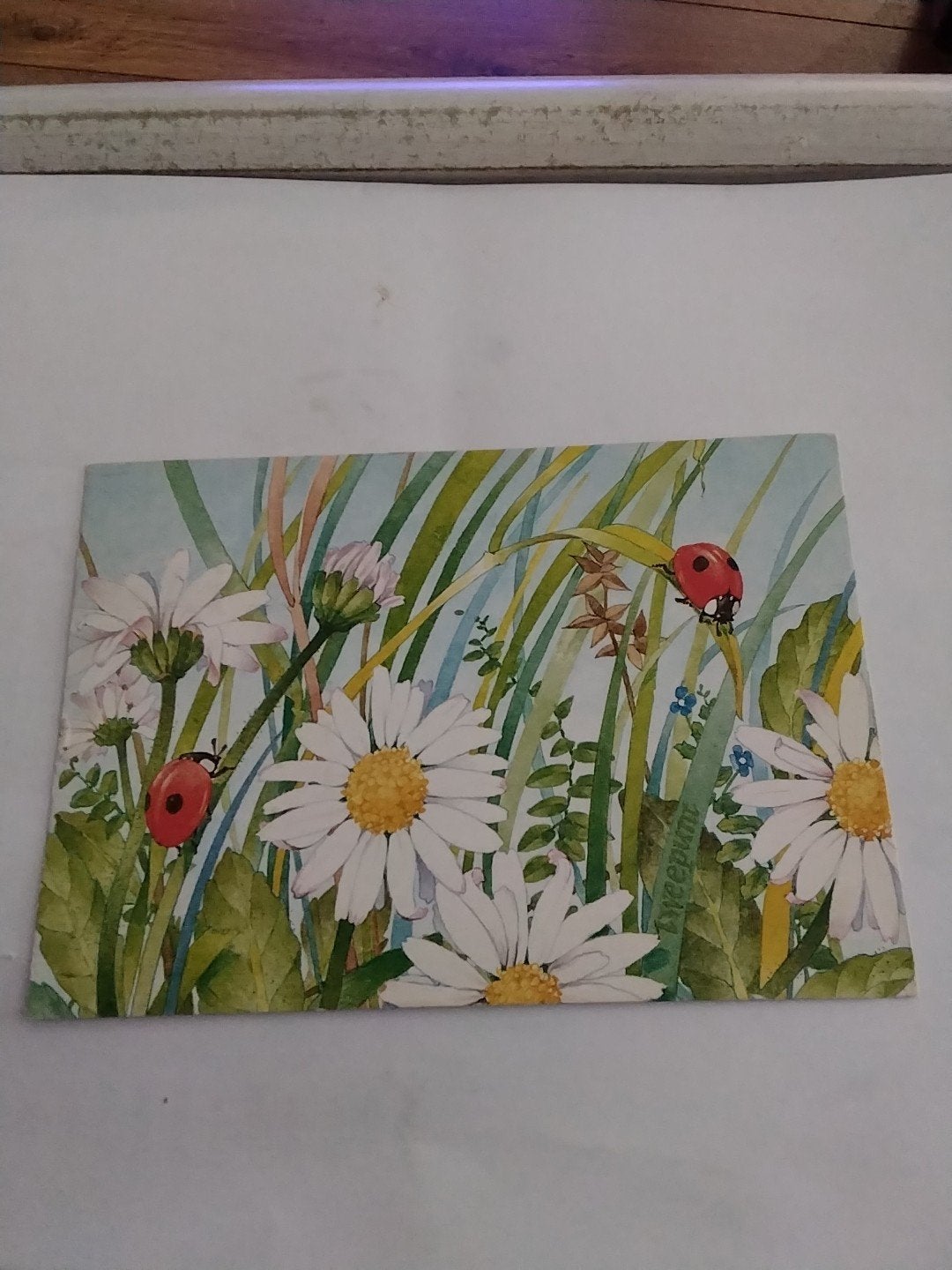 kaart met lieveheersbeestjes en madeliefjes ANNET PLANTEN, Verzamelen, Ophalen of Verzenden