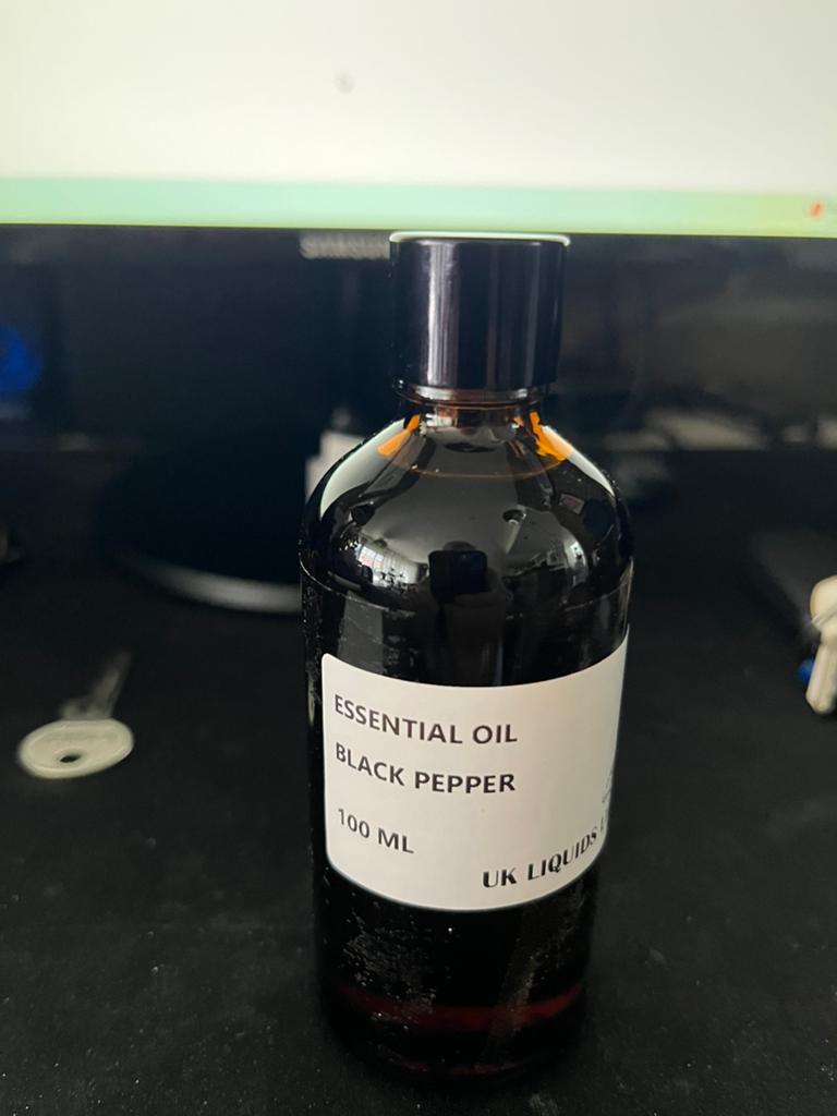 KARPERVISSEN BLACK PEPPER ESSENTIAL OIL 100 ML, Ophalen of Verzenden, Nieuw, Overige typen