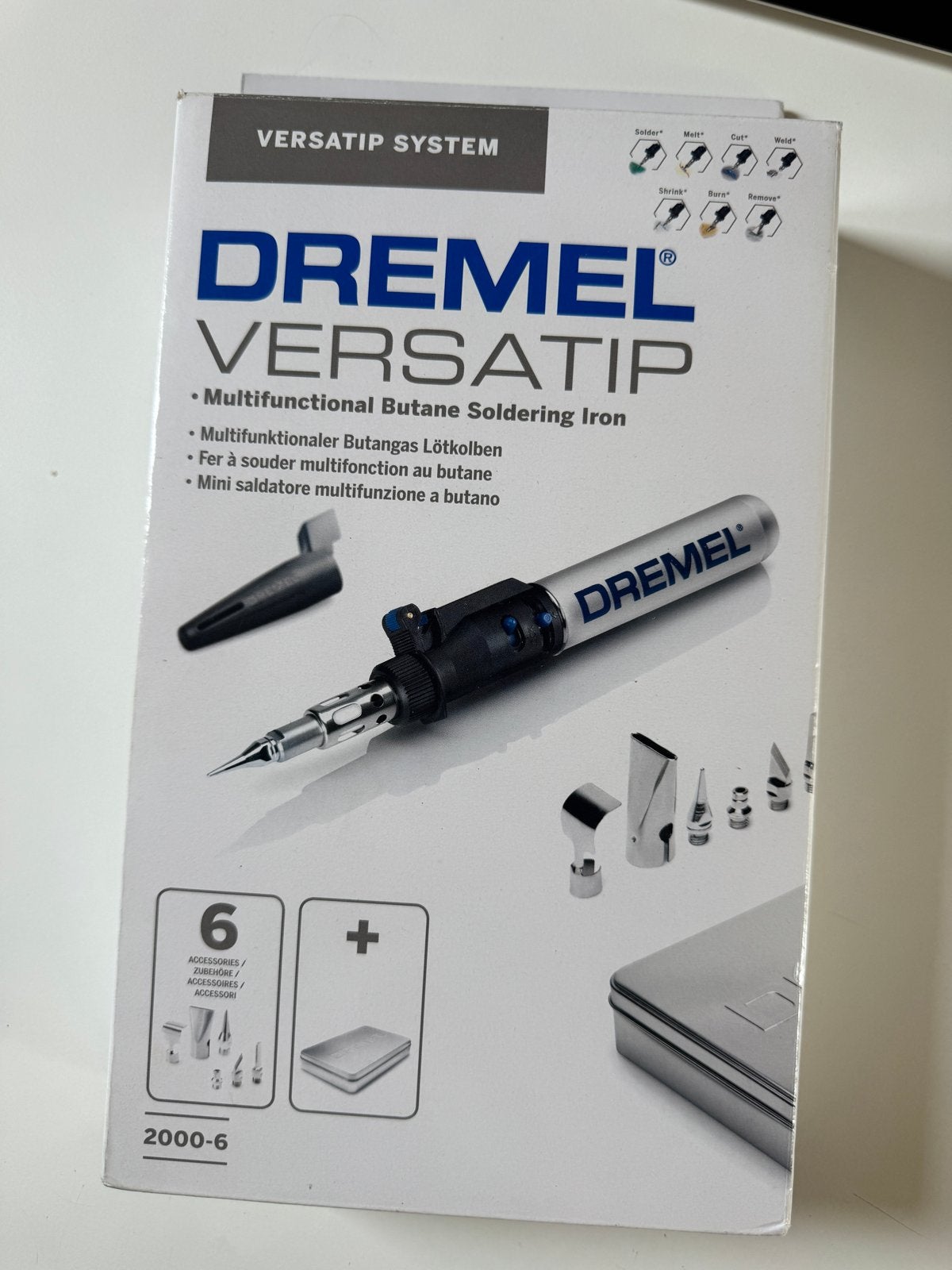 Dremel Versatip 2000-6 Soldeerbout Set + Pyrografie Accessoi, Ophalen of Verzenden, Nieuw