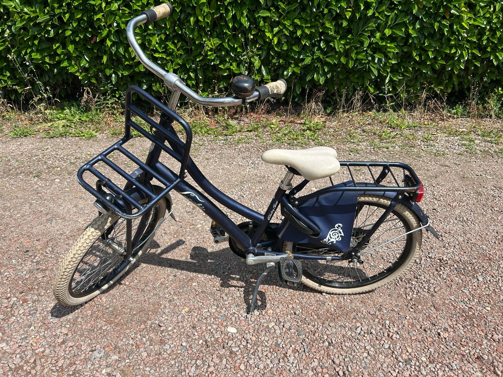 Sparta loekie donkerblauwe transportfiets 20 inch, Terugtraprem, Gebruikt, 50 tot 53 cm, Ophalen