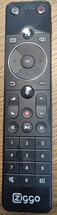 2x Ziggo afstandsbedieningen, Ophalen, Gebruikt, Origineel, Mediaspeler