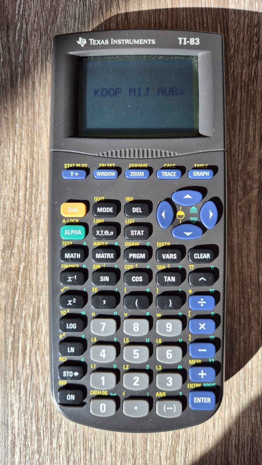 Grafische rekenmachine TI-83, Diversen, Ophalen of Verzenden, Grafische rekenmachine, Gebruikt