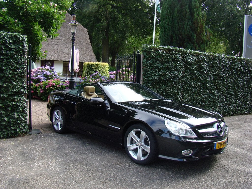 Mercedes-Benz SL-Klasse 500 387 pk (bj 2008, automaat), Auto's, Mercedes-Benz, Automaat, 5461 cc, Achterwielaandrijving, Gebruikt