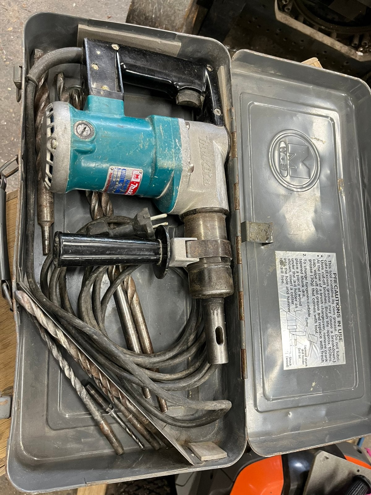 Klopboormachine van Makita, Ophalen, Gebruikt, Boor- en/of Breekhamer, Klopboormechanisme