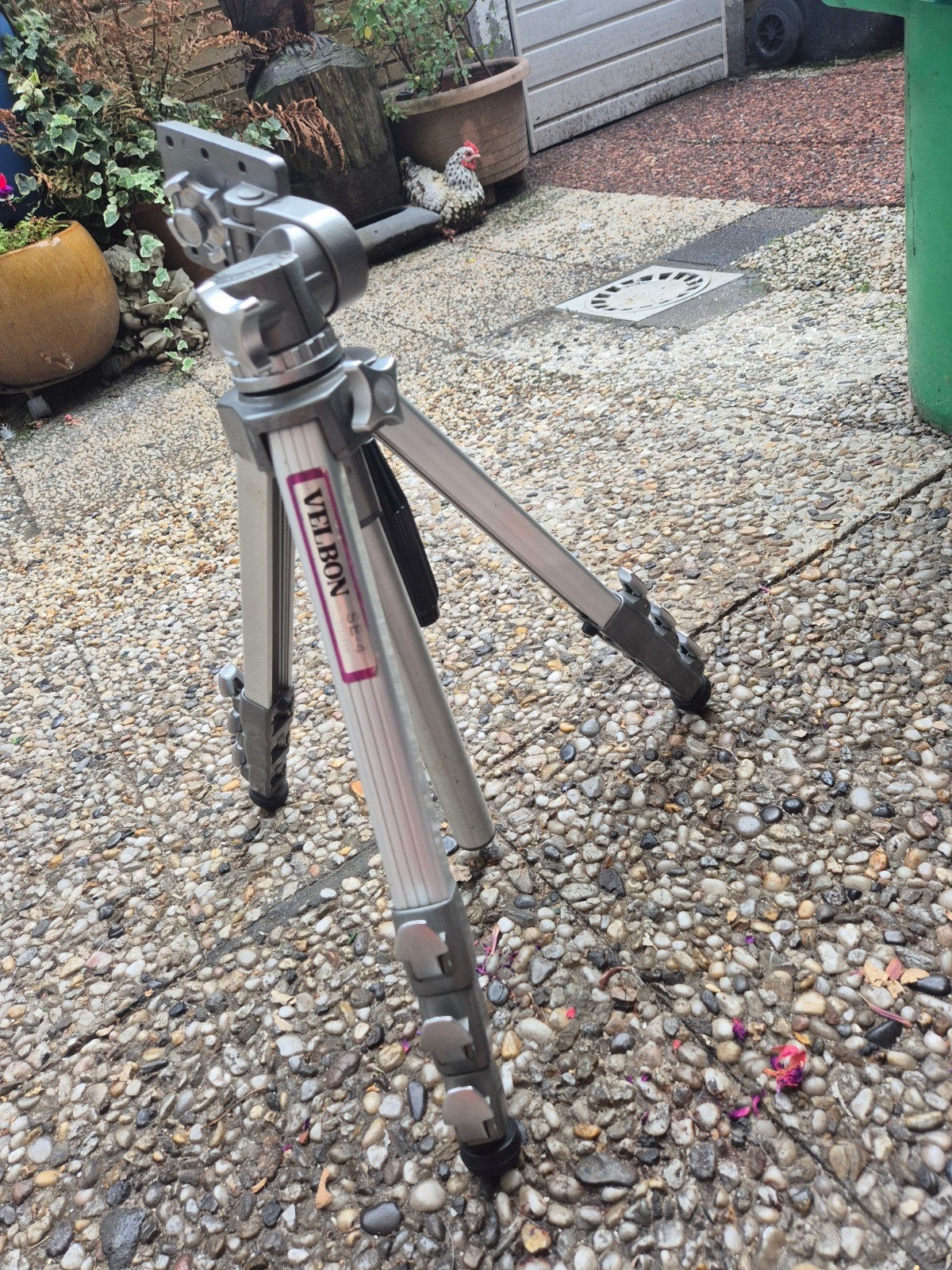 Velbon statief met balhoofd - Bieden mag, Gebruikt, 125 cm of minder, Snelkoppelingsplaat, Velbon