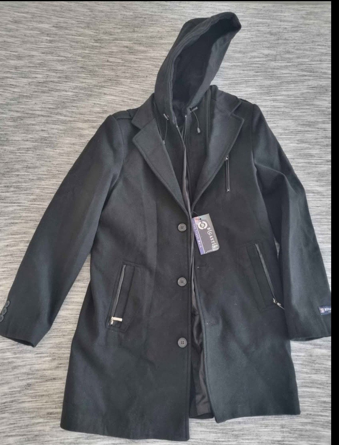 Heren mantel jas zwart maat L, Ophalen, Nieuw, Maat 48/50 (M)