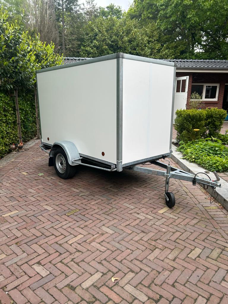 Nette dichte aanhanger aanhangwagen, Auto diversen, Ophalen, Zo goed als nieuw