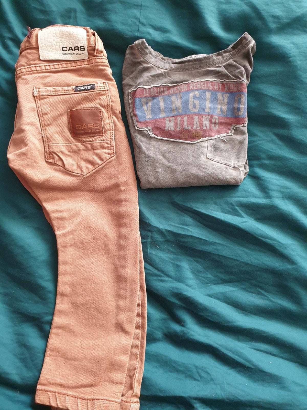 Cars jeans vingino longsleeve 98, Ophalen, Zo goed als nieuw, Jongen, Shirt of Longsleeve