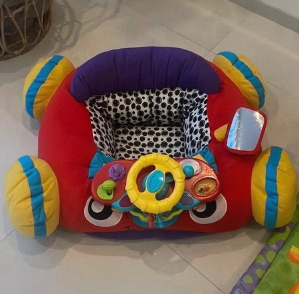 Leuke baby speelstoel met stuur en speeltjes, Ophalen of Verzenden, Gebruikt, Overige typen, Met geluid