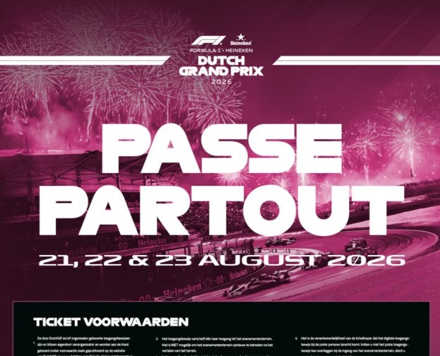 General admisson tickets zaterdag en zondag!, Tickets en Kaartjes, Overige Tickets en Kaartjes, Eén persoon