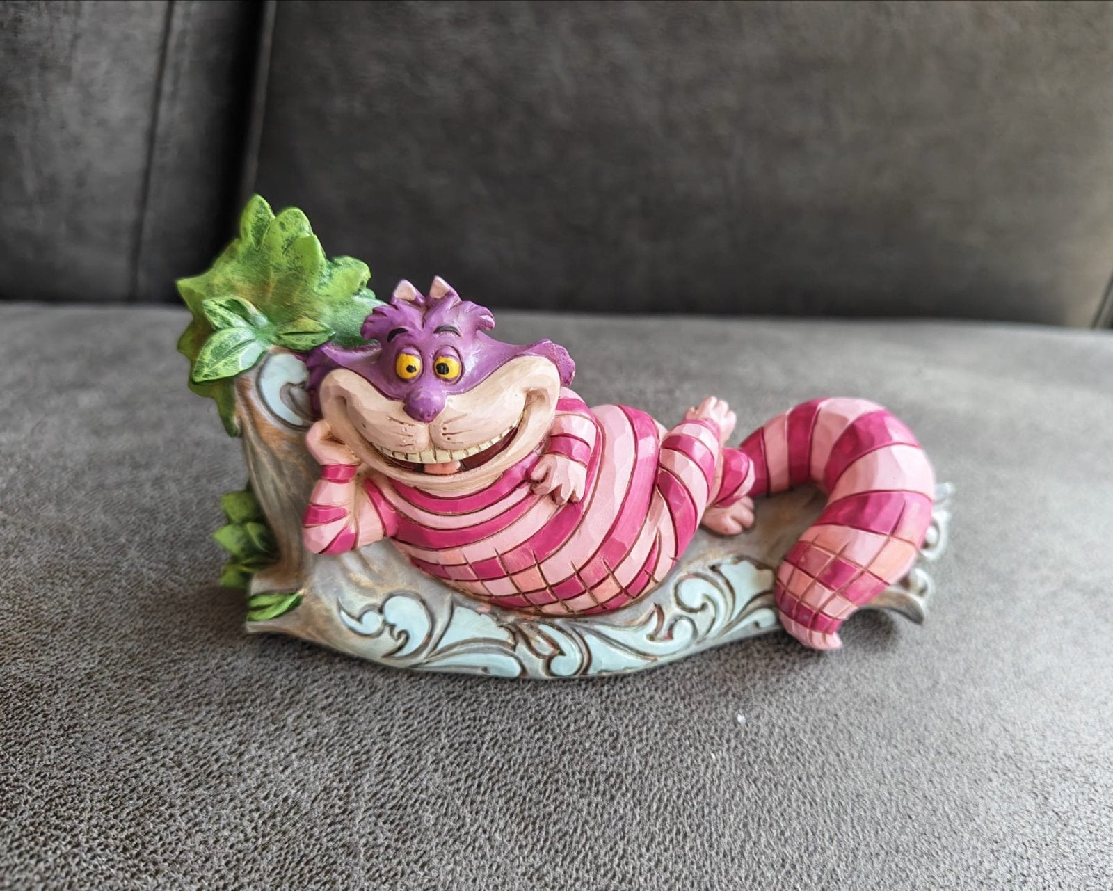 Disney Cheshire Cat beeldje - Alice in Wonderland, Ophalen of Verzenden, Overige figuren, Zo goed als nieuw, Beeldje of Figuurtje