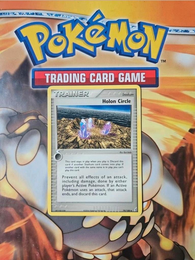 Holon circle 79/100 Ex Crystal Guardians pokemon kaart, Ophalen of Verzenden, Gebruikt, Losse kaart
