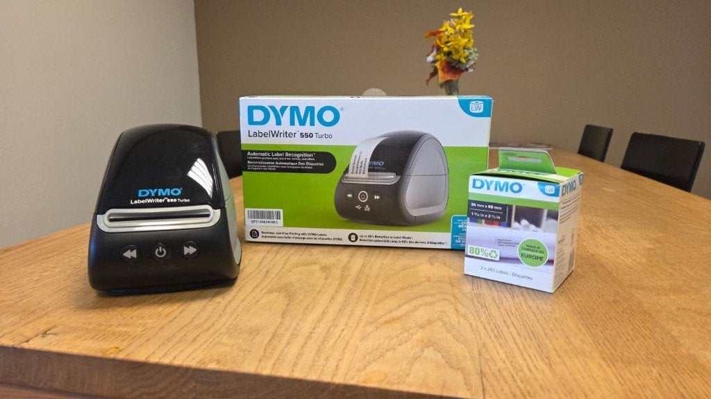 DYMO LabelWriter 550 Turbo labelprinter met labels, Ophalen of Verzenden, Nieuw, Etiket, DYMO