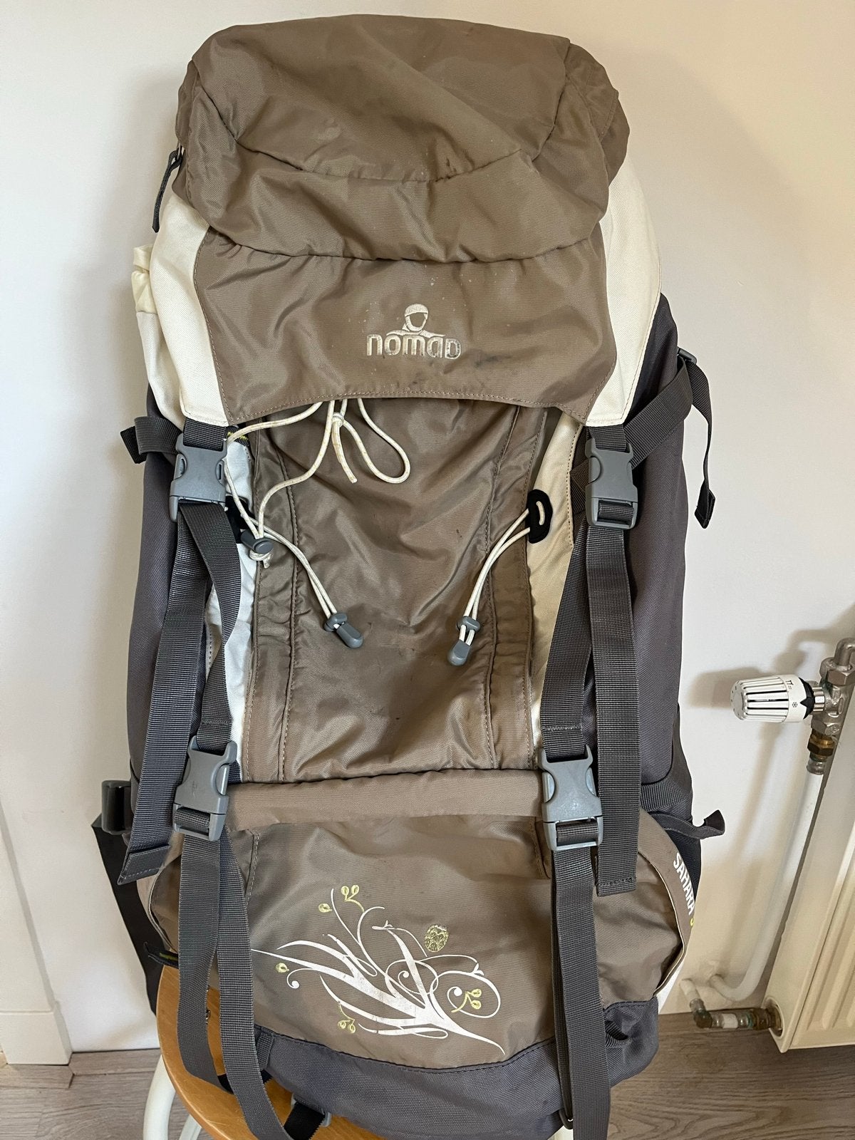 Backpack Nomad Sahara 55 L, Ophalen, Gebruikt, Bruin, Overige typen